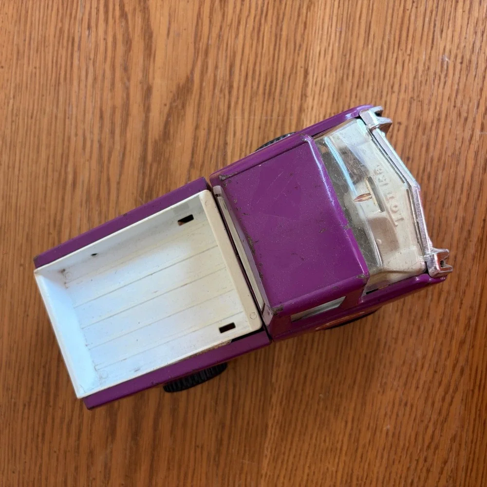 Vintage 1974 Tonka Pony Puller Pickup Truck Purple Pressed Steel Made in USA